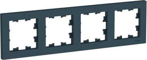 Рамка универсальная Systeme Electric AtlasDesign 4-м. изумруд картинка